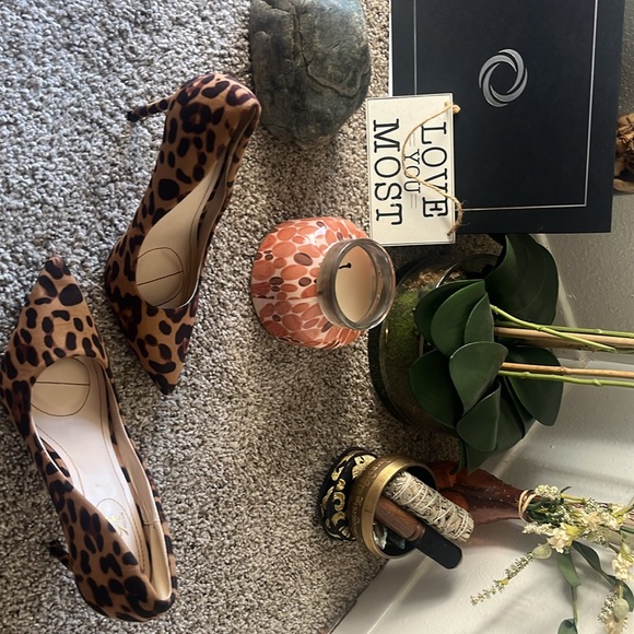 Rouge Leopard Print HAZEL POINTED TOE PUMP - Picture 5 of 5